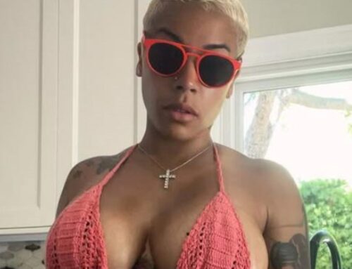 Keyshia Cole Appears To Cover Up Chest Tattoo Of Hunxho’s First Name