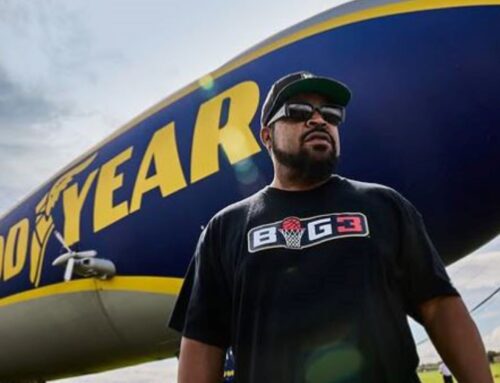 Ice Cube Has His Goodyear Blimp Moment