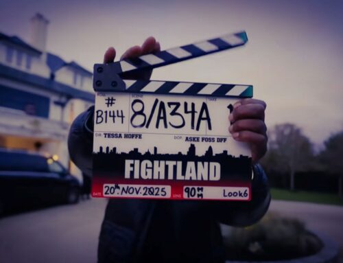 50 Cent On The Set of His New Show ‘Fight Land’ in London