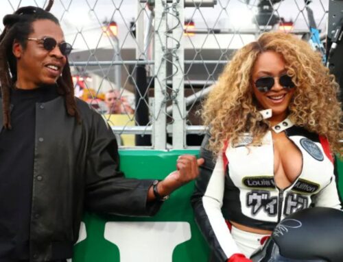 Beyoncé Turns Heads In Form-Fitting Racing Gear With Jay-Z At F1 Grand Prix In Vegas
