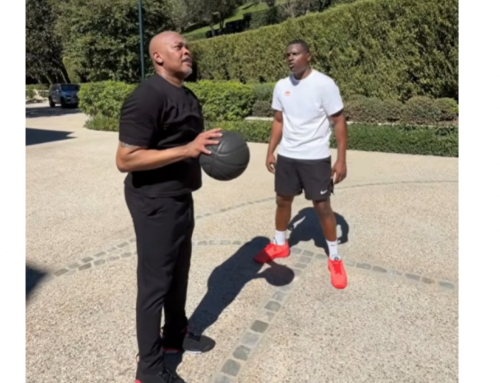 Dr. Dre Hitting Buckets With Celebrity Basketball Trainer “Lethal Shooter”