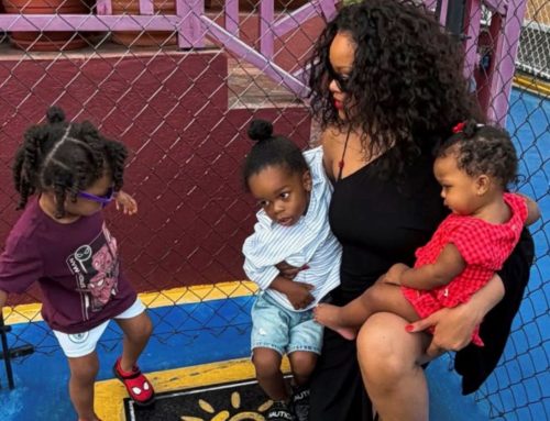 Rihanna Takes Kids To Road Named After Her in Barbados