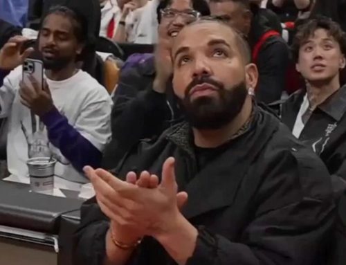 Drake Was In The House For The Toronto Raptors Home Opener Blow Out Against The Bulls